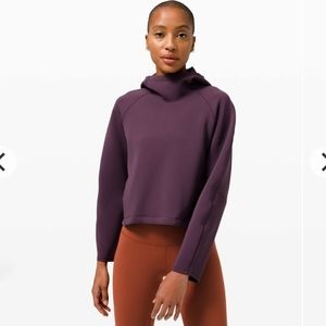 Lululemon AirWrap Pullover Hoodie Size 8 grape thistle